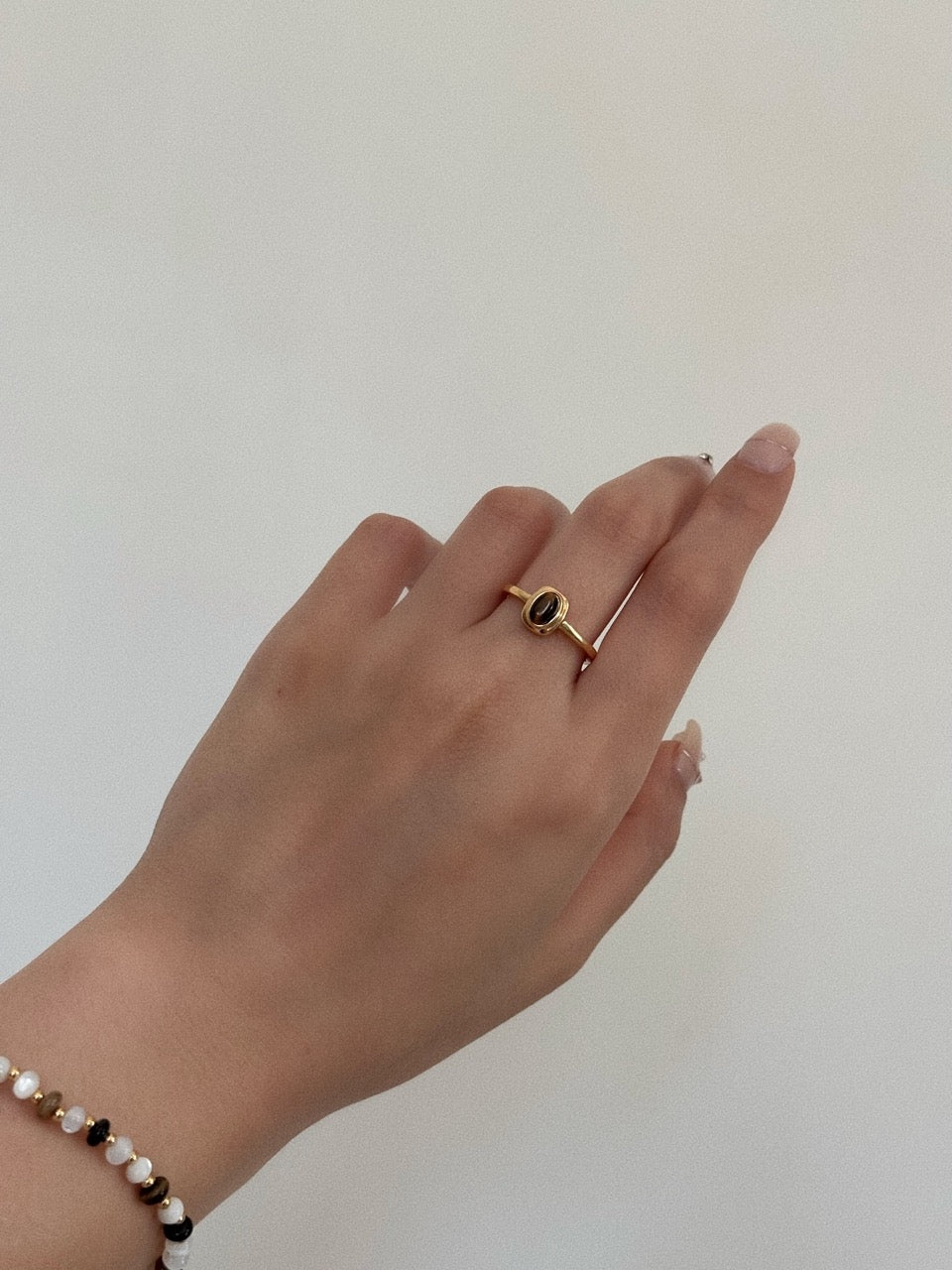 Minimalist Tiger's Eye Ring